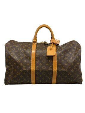 Louis Vuitton Boston Bag Monogram Keepall 50